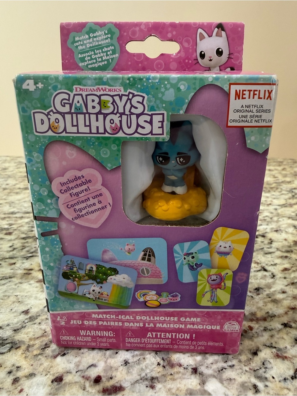 Gabby’s Dollhouse Match-ical Dollhouse Matching Game & Collectible CatRat Figure
